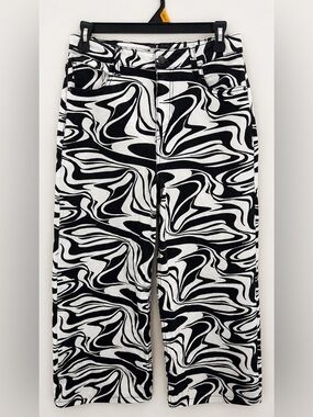 SO Black and White Swirl Chinos
